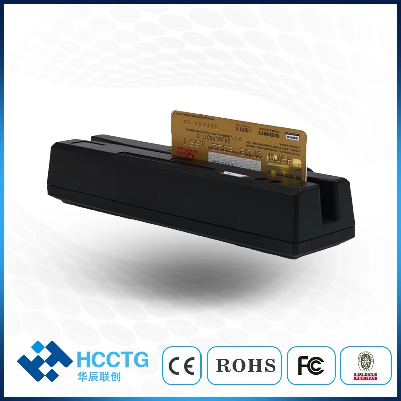 USB Все в одном Track 1/2/3 магнитная карта RFID считыватель для MSR& IC(chips On Board) Psam карты HCC-110