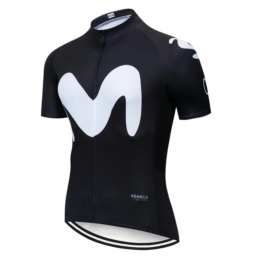 2019 Movistar Велоспорт Джерси Лето Одежда для велосипедных гонок Ropa Ciclismo короткий
