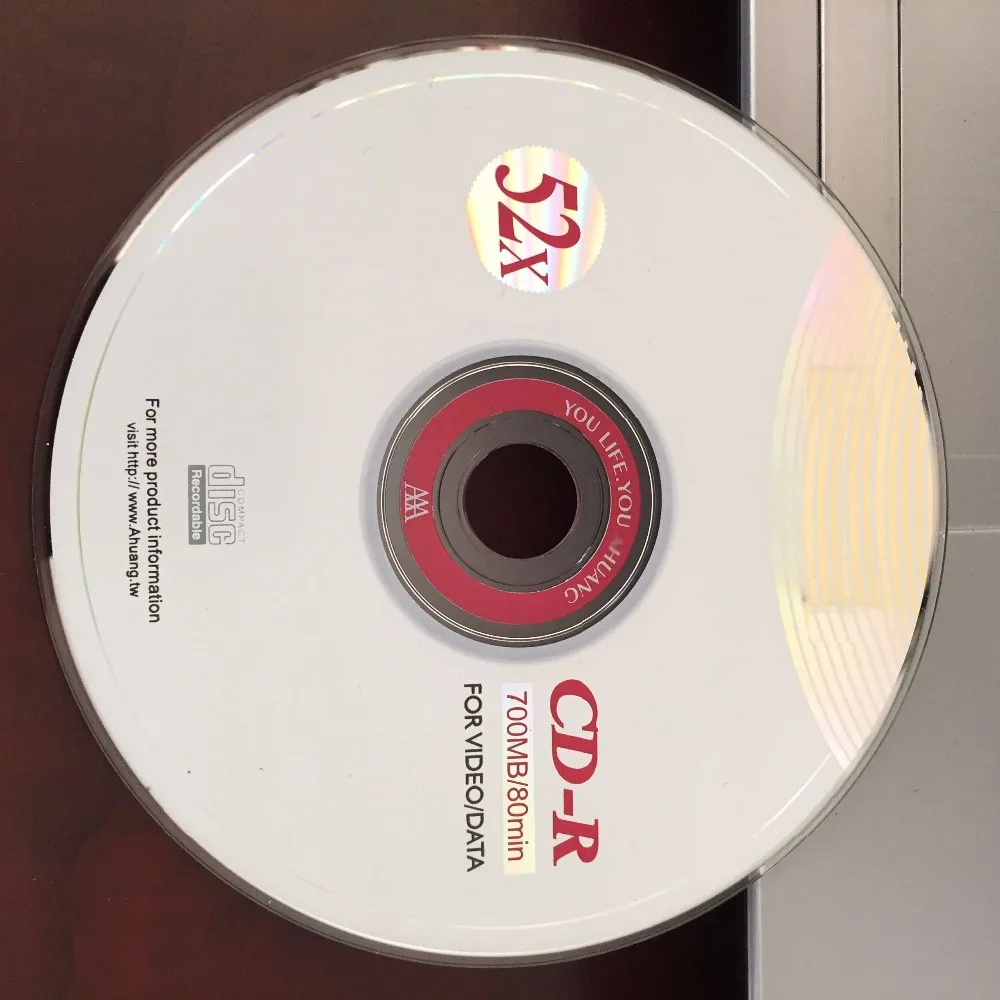 MB 52x CD-R Disco Em Branco Pro Vermelho Impresso
