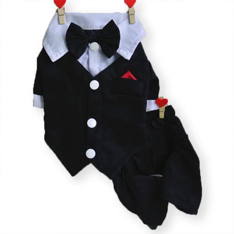 HJKL Dog Clothes Large Dog Wedding Suit Tuxedo Garment Clothes For