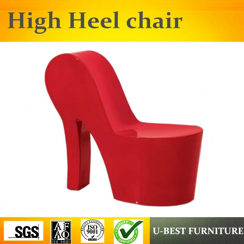 

U-BEST hign heel shoe christmas design for party club living room chairs modern leisure chair