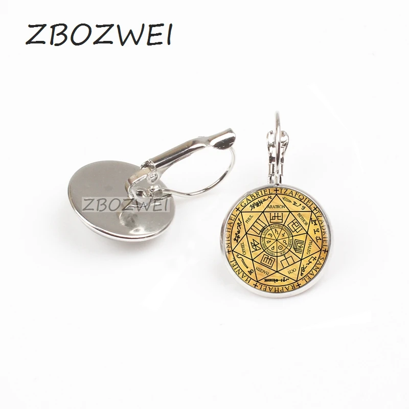 ZBOZWEI 2018 серьги с уплотнениями семь Archangels эффектные для женщин аксессуары платья