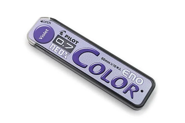 Пилот цвет Eno Neox механический карандаш-0,7 мм 8 трубок/лот красный/фиолетовый/синий/мягкий синий/зеленый/оранжевый школьные и офисные принадлежности