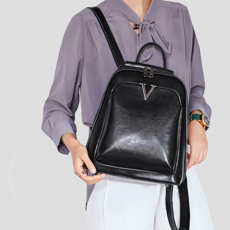 Norbinus модный рюкзак из натуральной кожи женский рюкзак через плечо школьные сумки через плечо сумки для подростков девочек путешествия рюкзак