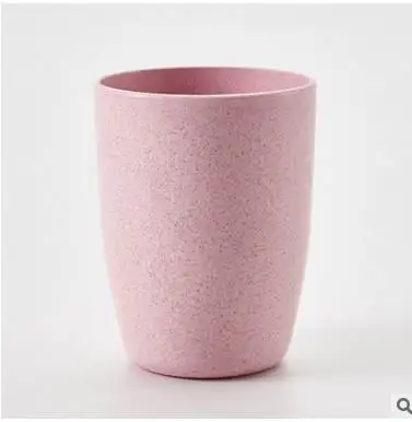 Пшеничная соломенная чашка для полоскания горла, пара чашек, Контрактная экологическая чашка для подвязки, домашняя чашка, кофейная чашка - Цвет: Красный
