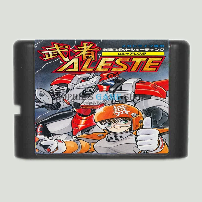 Игровой картридж Aleste новейшая 16 битная игровая карта для Sega Mega Drive / Genesis System|16 bit game
