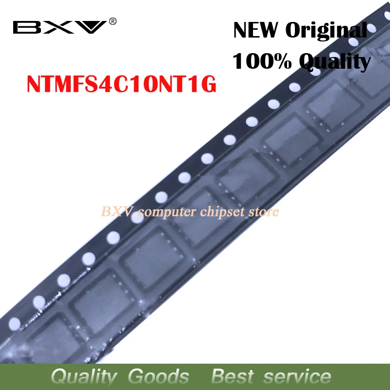10 шт. 4C10N NTMFS4C10N NTMFS4C10NT1G QFN-8 новый оригинальный | Электронные компоненты и