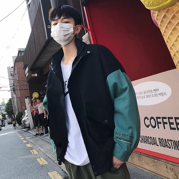 

Autumn Casual Jacket Men Thin Hip Hop Japanese Streetwear Jackets Mens Clothing Chamarras Para Hombre Varsity Jacket Long Coat
