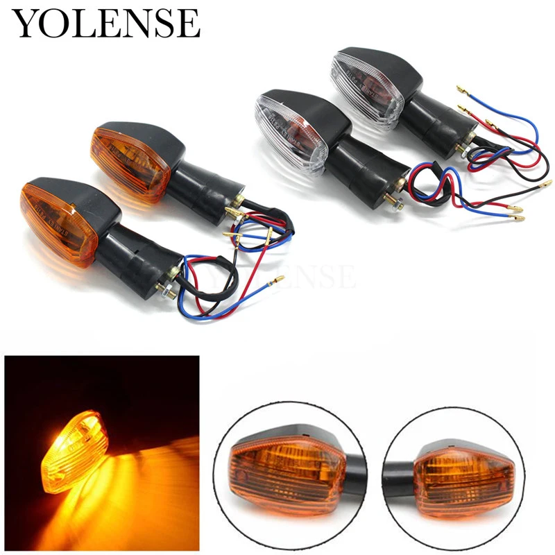 Front / Rear Turn Signals Blinker Indicator Flasher Lamp For Honda