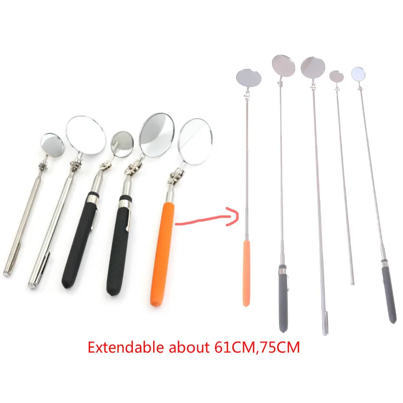 Universal Automotive Maintenance Inspection Mirror Folding Telescopic