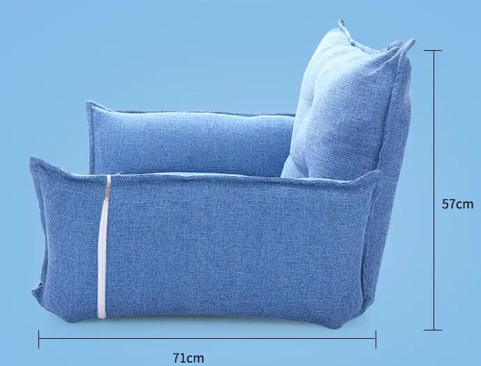 Floor Adjustable Lazy Sofa Folding Futon Couch for Studio Living Room Furniture Fabric Chaise Lounge Sofa Video Gaming Chair