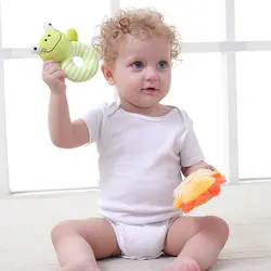 YOOAP в стиле радуги, для младенцев Детские игрушки Дети животных Catoon ручной колокольчики погремушки подарок малыш плюшевые мягкие слон Лев