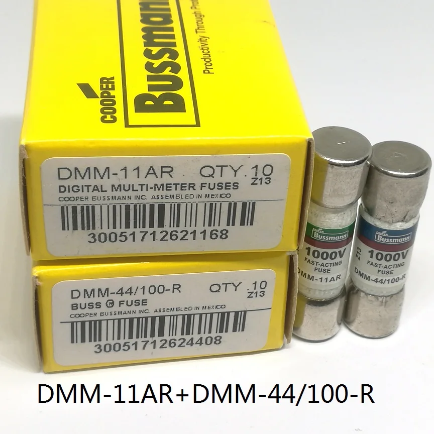 1 пара = DMM-11AR+ DMM-44/100-R 1000VAC/DC быстро действующий предохранитель для мультиметра FLUKE 11A+ 440mA