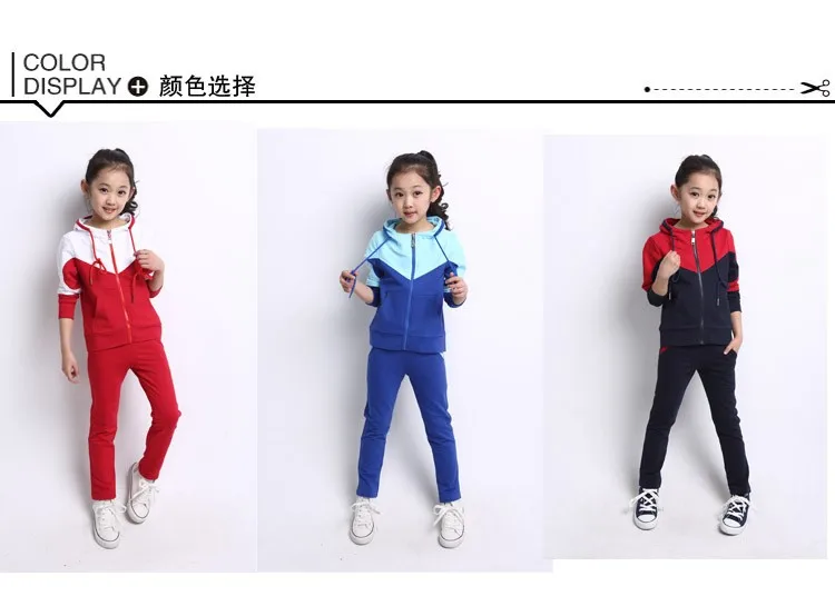 Комплекты одежды для детей 2018 новые комплекты одежды для маленьких девочек топ с капюшоном в стиле пэчворк флис + одноцветное Штаны
