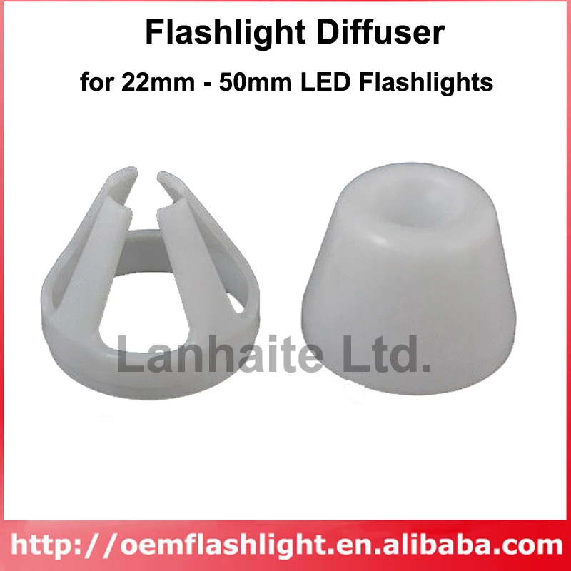 

Beam Light Flashlight Diffuser for 22mm - 50mm LED Flashlights ( 1 pc )