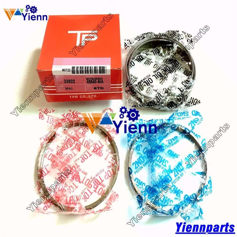 

For Mitsubishi 4M40 4M40T Piston Ring ME200689 For MITSUBISHI PAJERO & MONTERO 2.8 LTR 4M40-T Diesel Engine Spare Parts