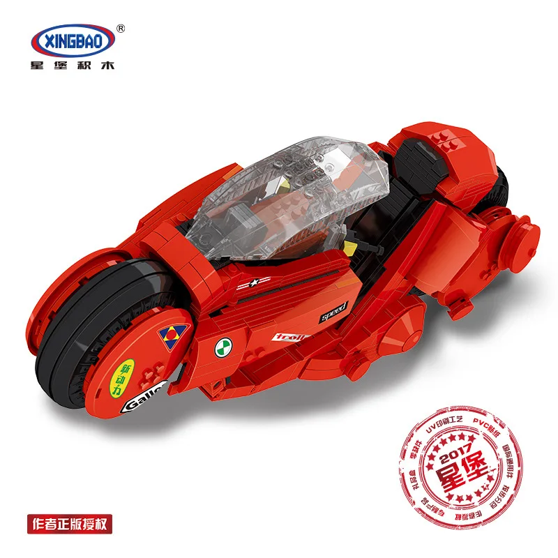 XINGBAO 03001 1143 шт. набор Citizen Akira Moto строительные блоки кирпичи собранные DIY