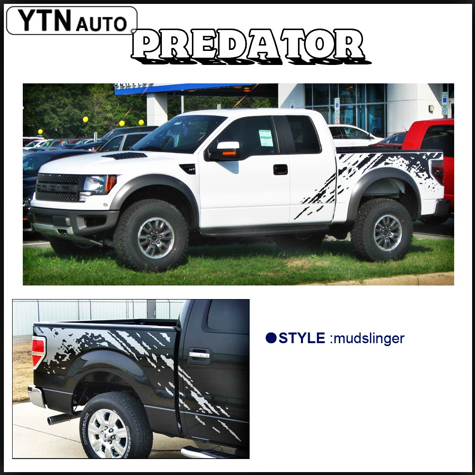 Pegatinas de coche mudslinger parte trasera del maletero
