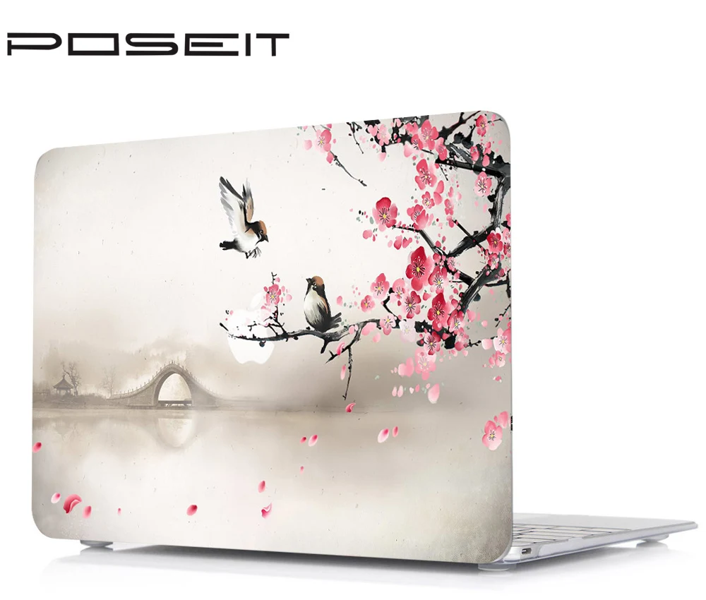 

New Print pattern Hard Case Cover Sleeve for MacBook Air 11 13 Pro 15 Retina 12 laptop case for mac Pro15 Touch bar 13 keyboard