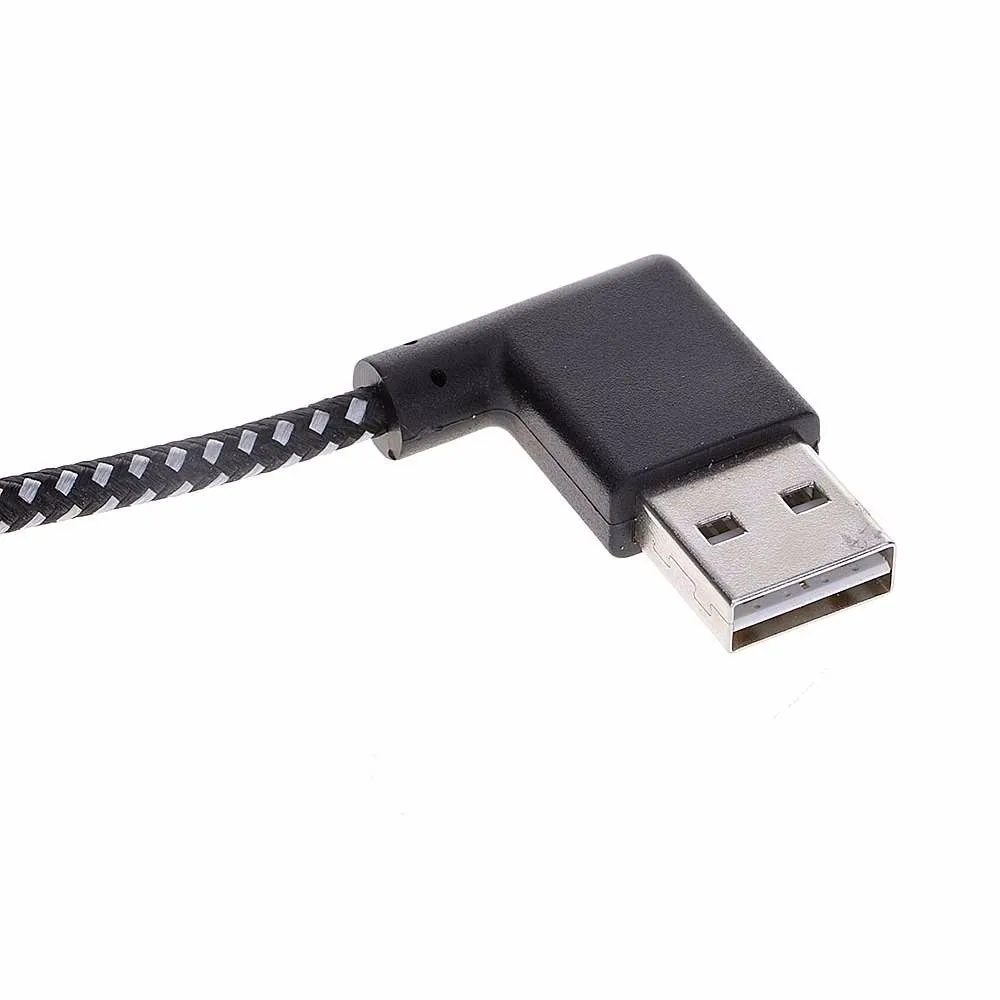 Micro USB кабель 3M двойной локоть USB зарядное устройство для samsung нейлоновый Плетеный зарядный кабель шнур для htc Xiaomi Android телефон