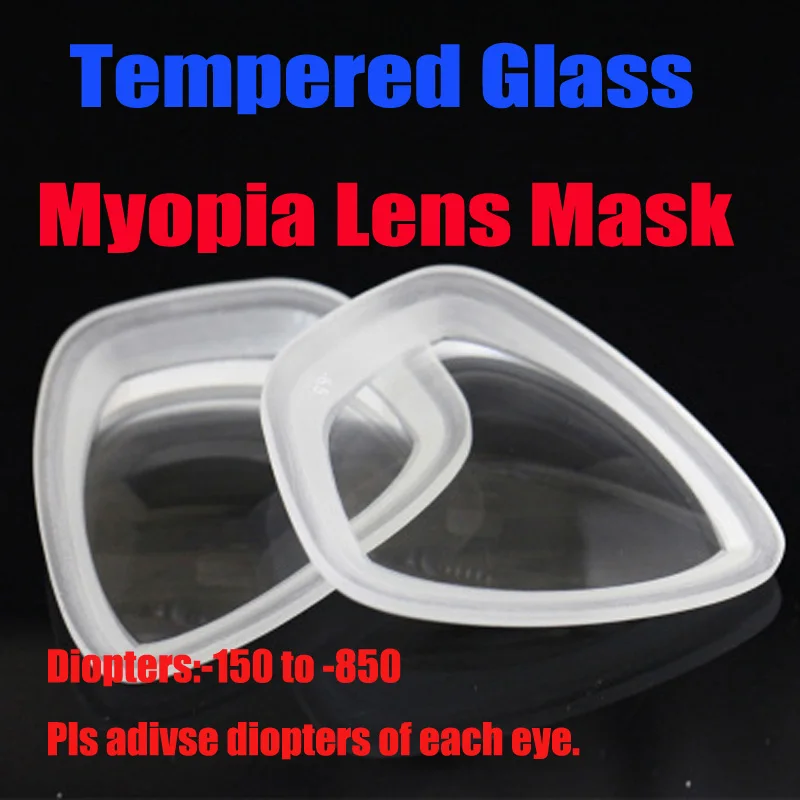 Deepgear Ультра низкий объем маска для дайвинга черная силиконовая маска для подводной охоты маска для близорукости линзы маска для дайвинга для взрослых близоруких дайверов - Цвет: Tempered myopia mask