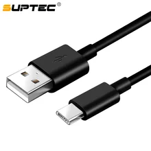 SUPTEC usb type C 2A Быстрая зарядка USB кабель для передачи данных для samsung galaxy s9 s8 huawei P20 Oneplus 6 xiaomi зарядное устройство USB-C шнур для передачи данных