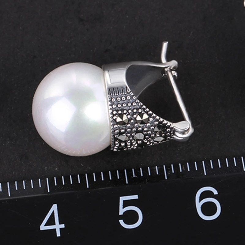 Lotus Fun Real 925 Sterling Silver Earrings Natural Handmade Designer Fine Jewelry Vintage Drop Earring for Women Drops Shipping