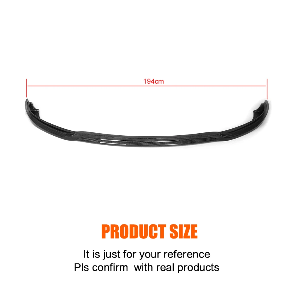 Карбоновый автомобильный передний бампер спойлер для Tesla модель S Седан 4 двери 85D P85D 2012- два стиля