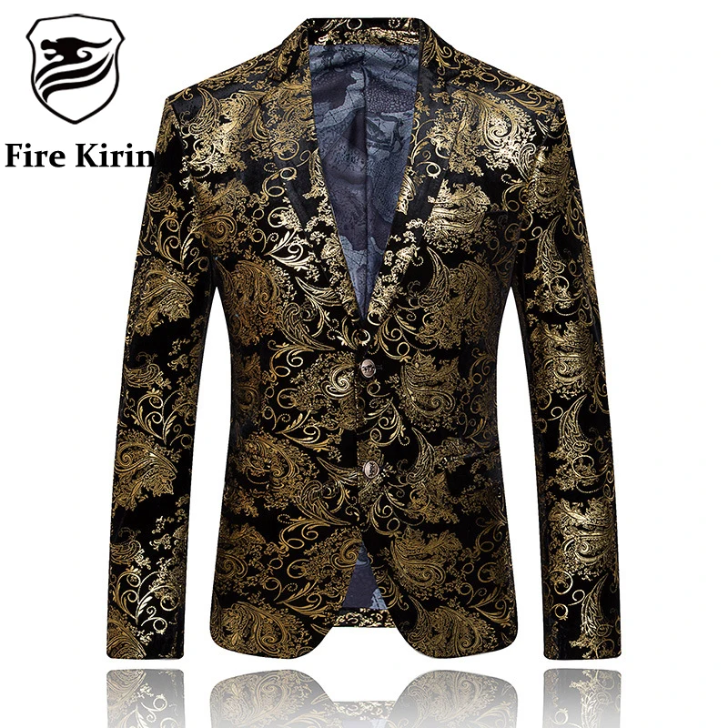 university gold blazer