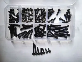

120PCS M3 Allen Bolt Hex Socket Round Cap Head Screw Bolts Assortment Set