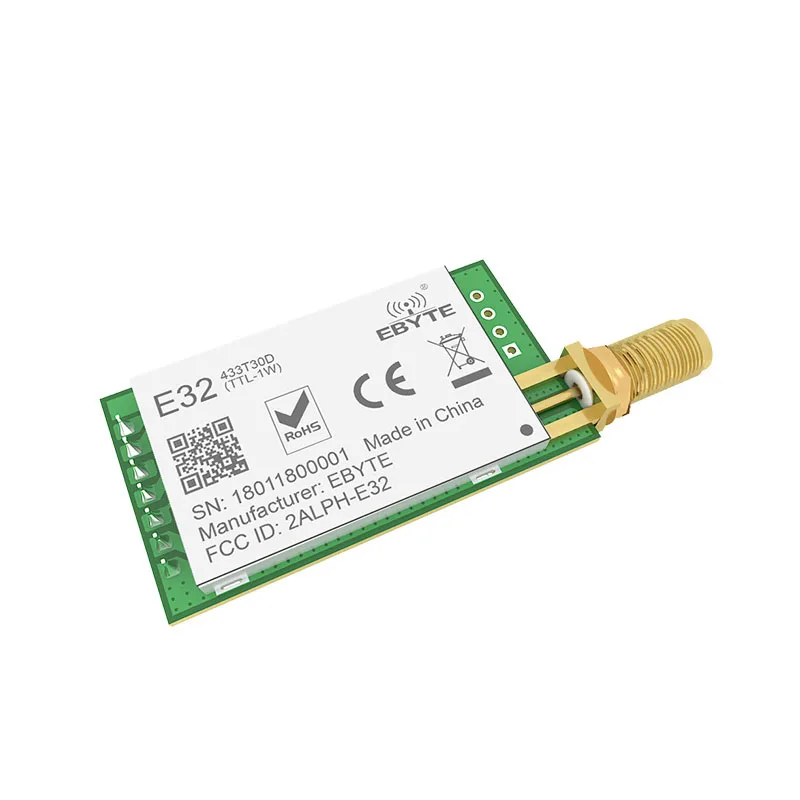 LoRa SX1278 SX1276 TXCO 433 МГц 1 Вт радиочастотный модуль E32-433T30D lora передатчик UART 433t30d дальность действия 8000 м беспроводной Радиочастотный приемопередатчик