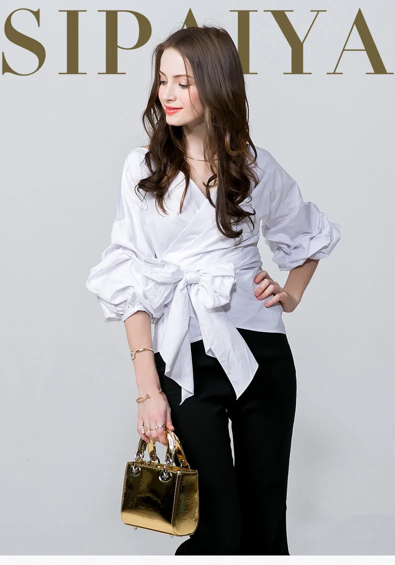 white blouses 2017 famous brand shirt (1)