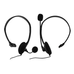 Новый Handsfree Over-ear Wired Игры наушники гарнитура с подвесной микрофон VOL для ПК видео Playstation PS4 черный