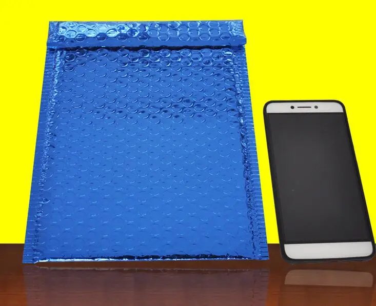 60pcs Blue Aluminizing Bubble Envelope Gift Shipping Pouch Mailer