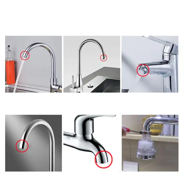Adoolla Anti Splash Faucet Filter Tip Detachable Water Filter