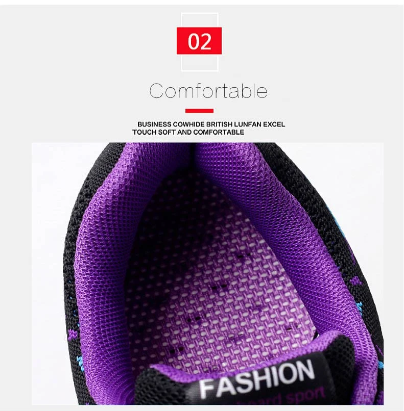 Spring women flat platform sneakers for women Lightweight Comfortable Breathable ladies laces casual sneakers (4)