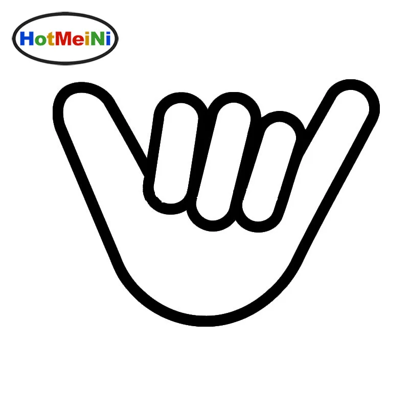Стайлинг автомобиля HotMeiNi прикольные жесты для серфинга 6 шт. все хорошо