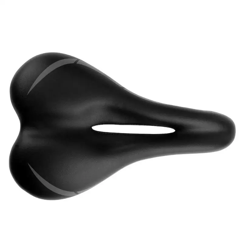 

Soft Bicycle Saddle Men Women Mountain Bike Wide Seat Retro Hollow MTB Saddle Comfortable Breathable Black Thicked Bike Seat