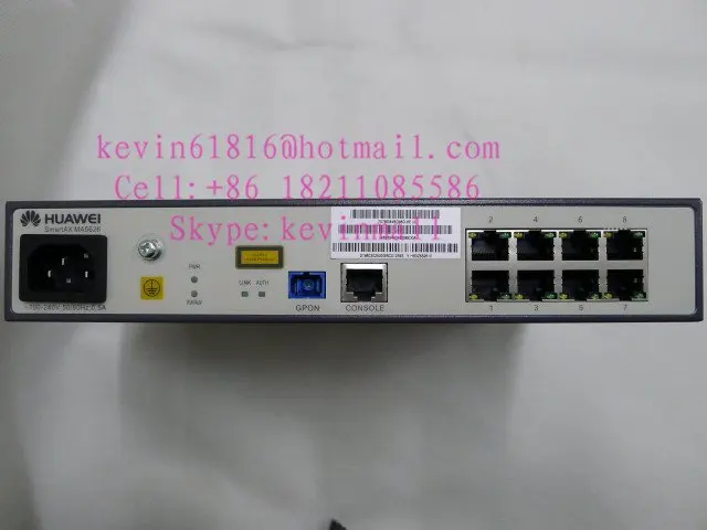 8 портов коммутатор MA5626-8 FE GPON или Терминал EPON ONT с 8 портами ethernet применяются к FTTB ONU