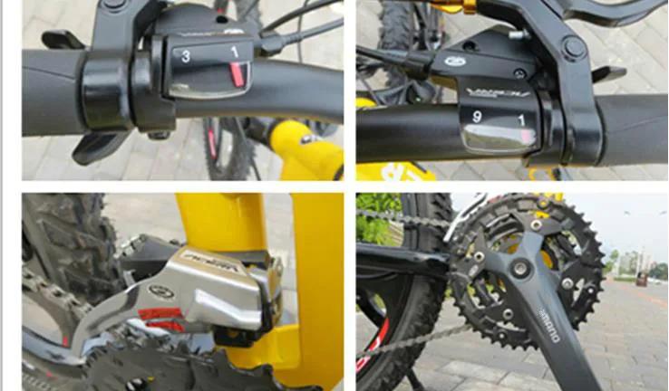 Best Kalosse  bike speed   Hydraulic brakes   tyre dirt bike alloy  frame  full suspension  mountain bike 26er    21/24/27/30 speed 17