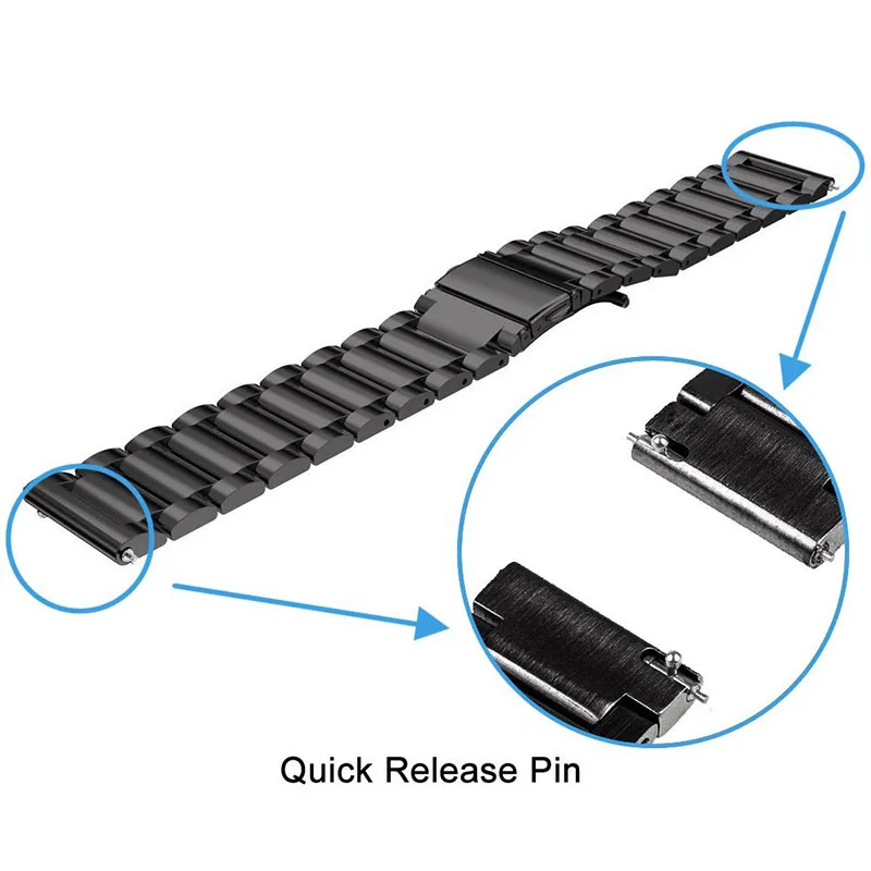 

High Stainless Steel Wristband Replacement Strap Accessories for Samsung Galaxy Watch 46mm DSM