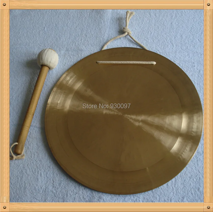 12 ''перкуссионные Музыкальные инструменты традиционный китайский Гонг китайский мм с бесплатным молотком(без подставки