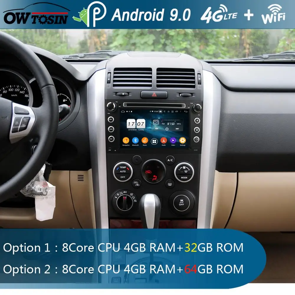 Top 7"IPS 1920*1080 8Core 4GB RAM+64GB ROM Android 9.0 Car DVD Player For Suzuki Grand Vitara 2005-2013 DSP Radio GPS Parrot BT Adas 1 Top 7"IPS 1920*1080 8Core 4GB RAM+64GB ROM Android 9.0 Car DVD Player For Suzuki Grand Vitara 2005-2013 DSP Radio GPS Parrot BT Adas 1