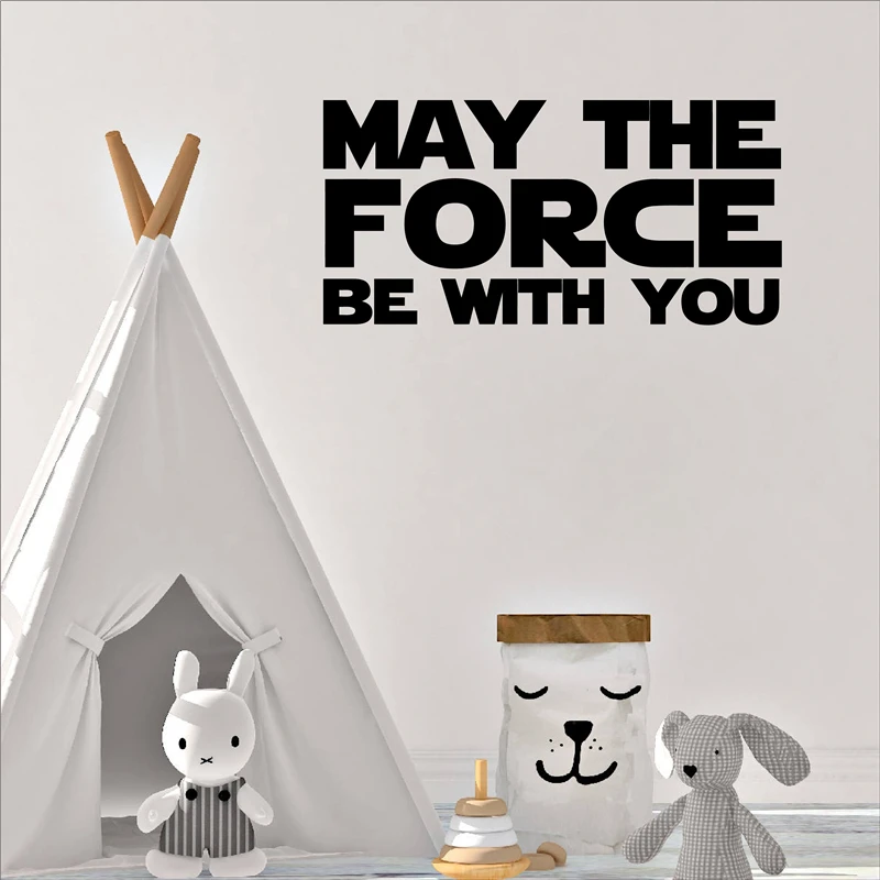 Classic Movie Star Wars MAY THE FORCE BE WITH YOU