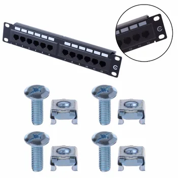 

New M6 Screws (Screw+Cage Nut) Cabinet Rack Mounting Fixing Screws Network Tools C26