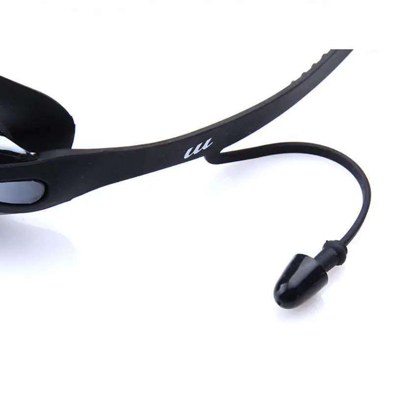 Профессиональные силиконовые водонепроницаемые очки для плавания Анти-туман УФ очки для плавания с ушной раковиной для мужчин и женщин водные спортивные очки