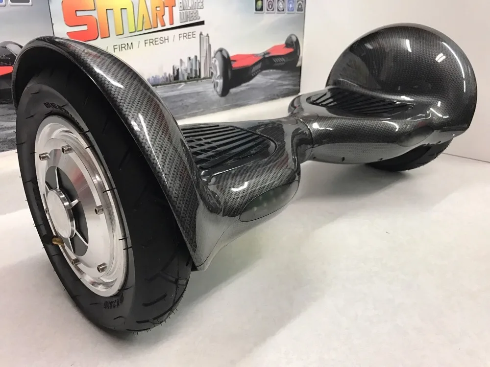 

SMART SELF BALANCING SCOOTER 10 INCH TIRES **BLUETOOTH** REMOTE LED LIGHTS CARBN