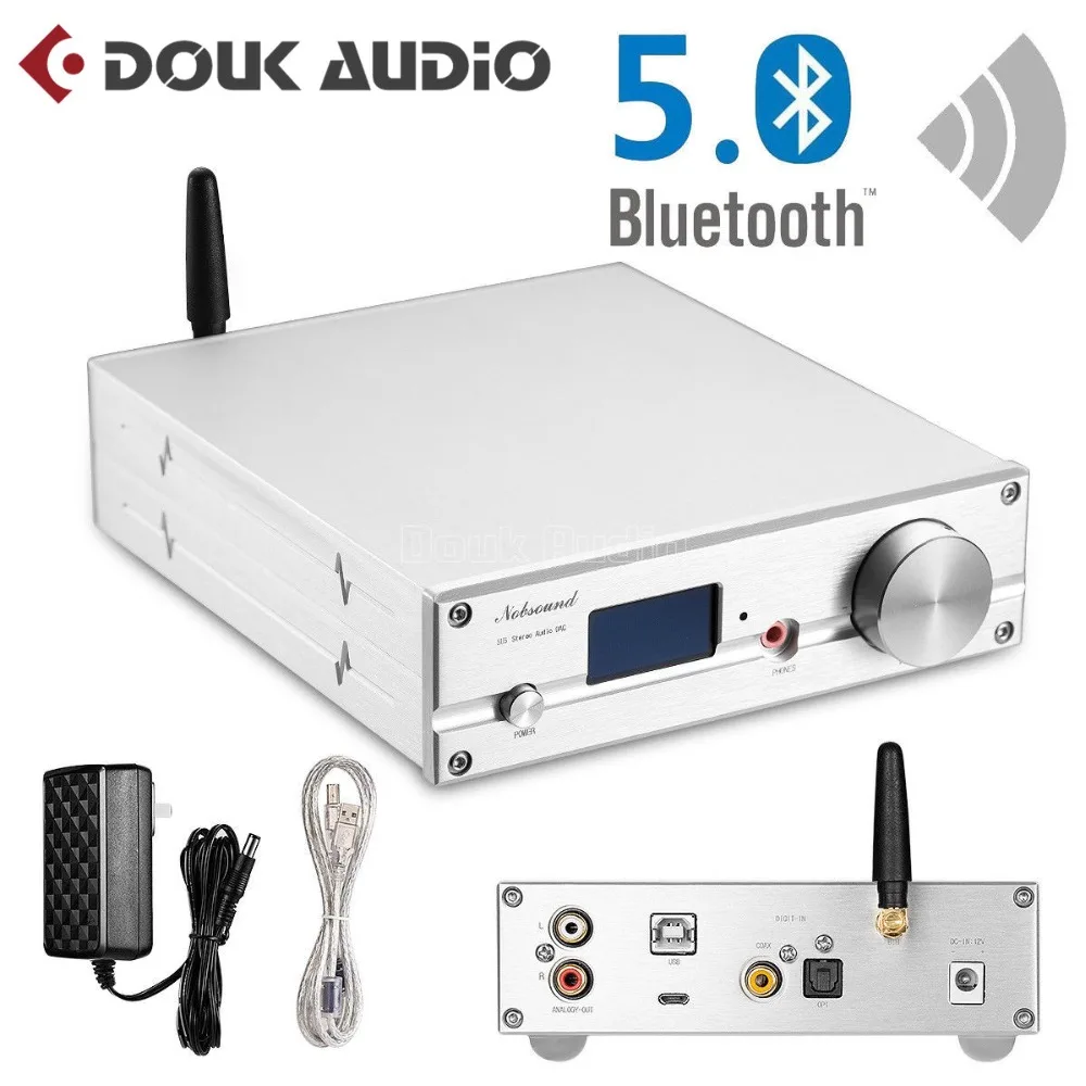 Hi Fi ES9038Q2M DAC Bluetooth 5 0 USB XMOS аудио декодер Стерео DSD512 APTX HD настольный мини усилитель с