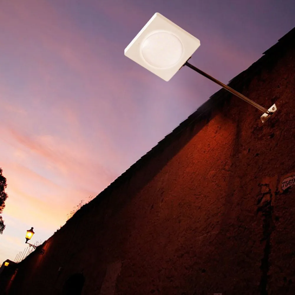 ICOCO 25 светодиодный солнечный датчик настенный светильник Обнаружение движения солнечной энергии Зарядка водонепроницаемый внутренний двор Открытый Путь лампа Прямая поставка