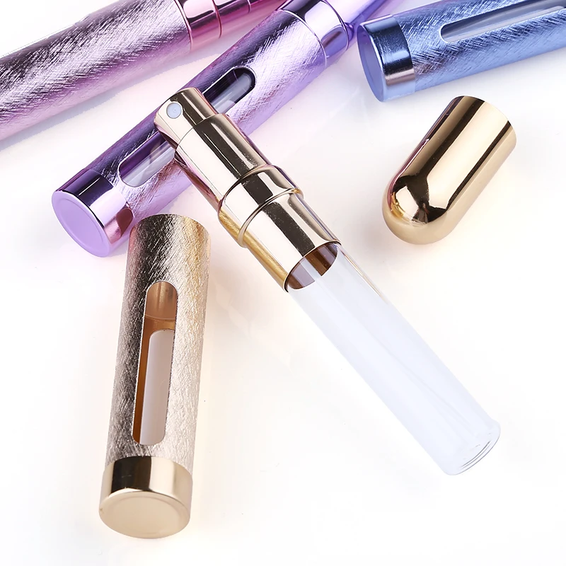 Mini 12ml Refillable Bottles Containers Empty Atomizer Perfume Bottle Scent Pump Spray Case Travel Parfum Cosmetic Containers P1